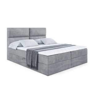 wohnli-moebel-suche-800000506397 Wohnli Möbelsuche - BOXBETT mit Matratze H4 und Lattenrost - BOXI3 - 200x200 cm - H4 - Grau
