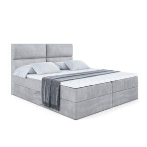 Wohnli Möbelsuche - BOXBETT mit Matratze H4 und Lattenrost - BOXI3 - 140x200 cm - H4 - Hellgrau