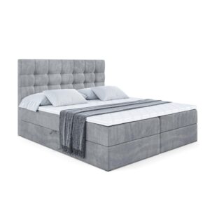 wohnli-moebel-suche-800000506438 Wohnli Möbelsuche - BOXBETT mit H3-Matratze und Lattenrost - BERO - 160x200 Grau