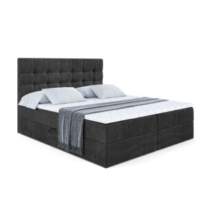 wohnli-moebel-suche-800000506441 Wohnli Möbelsuche - BOXBETT mit H3-Matratze und Lattenrost - BERO - 140x200 Schwarz