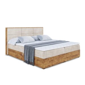 wohnli-moebel-suche-800000507091 Wohnli Möbelsuche - BOXBETT mit Matratze H4 und Lattenrost - LOLLI1 - 200x200 - Beige