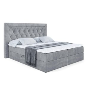 wohnli-moebel-suche-800000507840 Wohnli Möbelsuche - BOXBETT mit H3-Matratze und Lattenrost - NOEL - 160x200 Grau