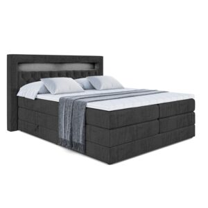 Wohnli Möbelsuche - BOXSPRINGBETT NOEL GOLD KING - 140x200 - H3/H4 - Schwarz