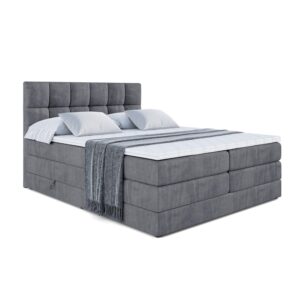 wohnli-moebel-suche-800000508207 Wohnli Möbelsuche - BOXSPRINGBETT RICAR KING - 200x200 - H3/H4 - Dunkelgrau