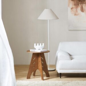 BEISTELLTISCH mit Zapfenverbindungen Braun Holz SoBuy Möbel > Tische > Beistelltische Braun