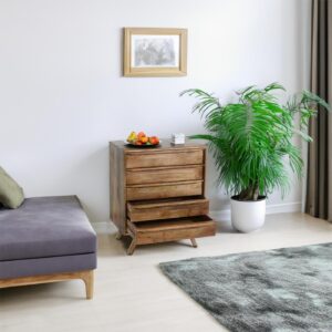 HIGHBOARD Walnuss Dekor Holz MCW Möbel > Kommoden & Schubladenschränke > Kommoden Braun