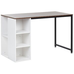 wohnli-moebel-suche-800000509437 Wohnli Möbelsuche - SCHREIBTISCH weiß/dunkler Holzfarbton 120/60/75 cm Dese