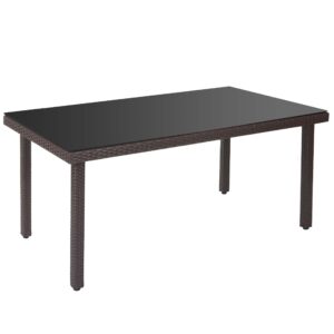 wohnli-moebel-suche-800000509975 Wohnli Möbelsuche - POLY-RATTAN-GARTENTISCH rechteck Braun