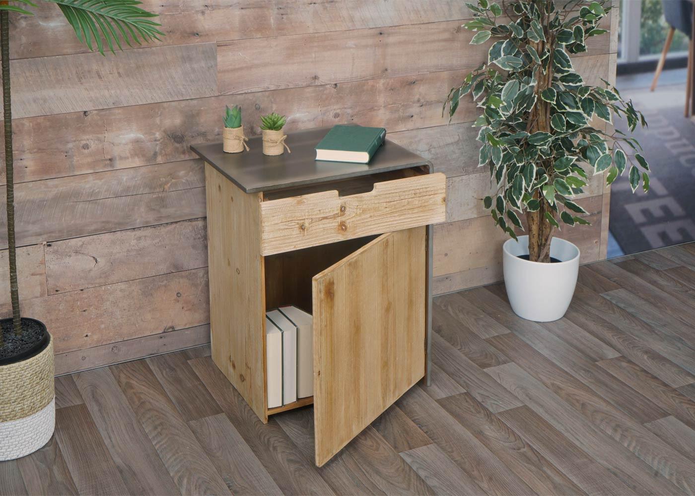 KOMMODE Braun Holz MCW Möbel > Kommoden & Schubladenschränke > Kommoden Braun