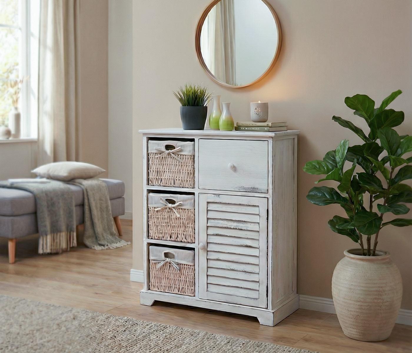 wohnli-moebel-suche-800000510632-1 KOMMODE Weiß Holz MCW Möbel > Kommoden & Schubladenschränke > Kommoden Weiß