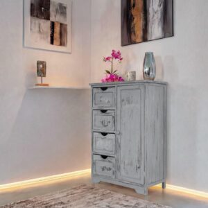 wohnli-moebel-suche-800000510666-1 KOMMODE Grau Holz MCW Möbel > Kommoden & Schubladenschränke > Kommoden Grau
