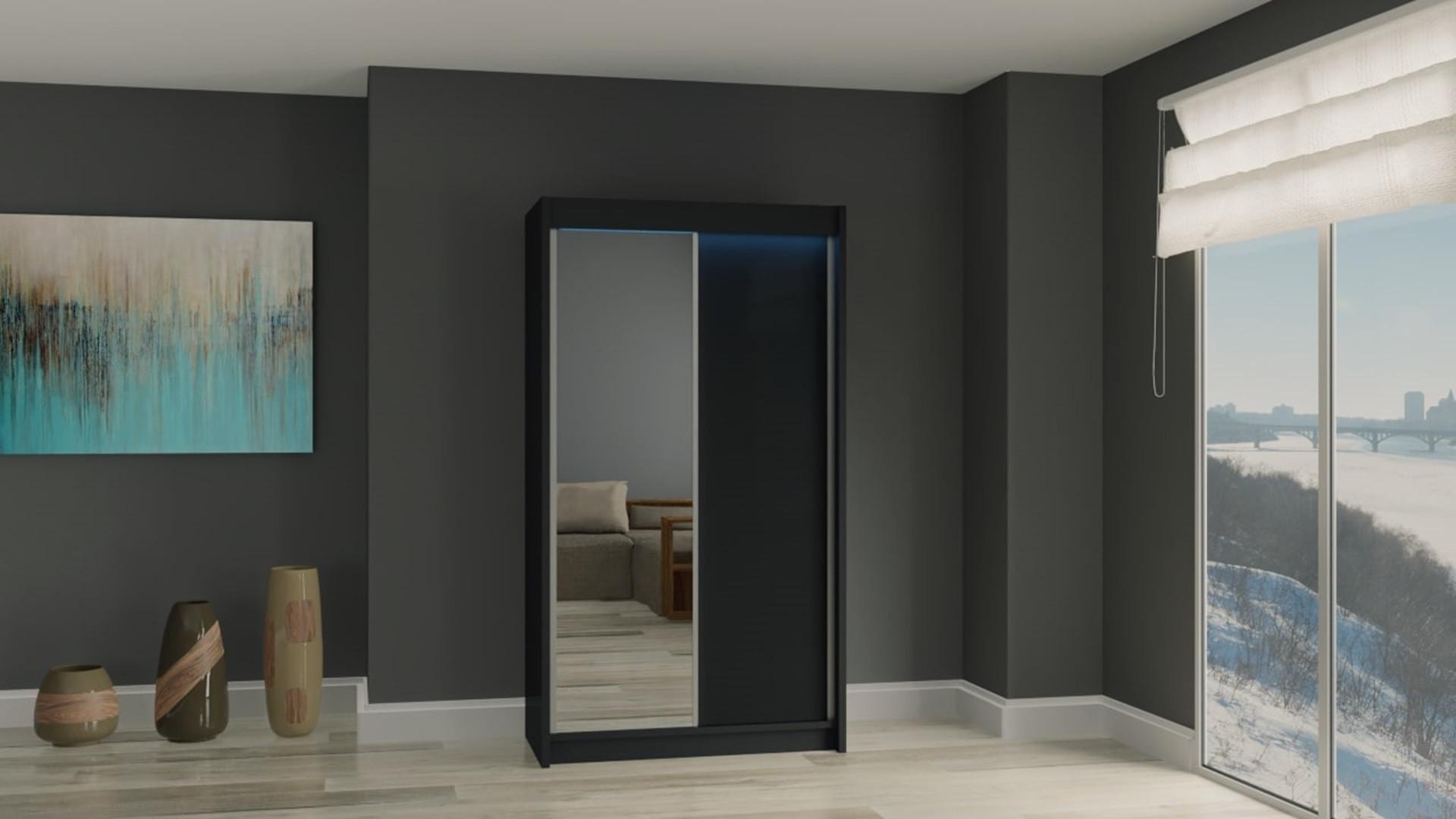 LED-Beleuchtung - PARTI - 150 cm Schwarz