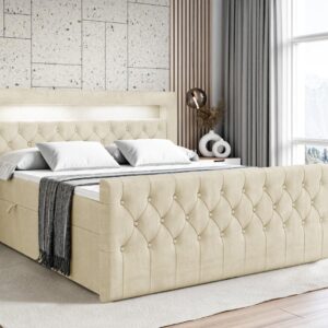 wohnli-moebel-suche-800000516055-1 DELETED Holzwerkstoff ALTDECOR Möbel > Betten > Boxspringbetten Beige