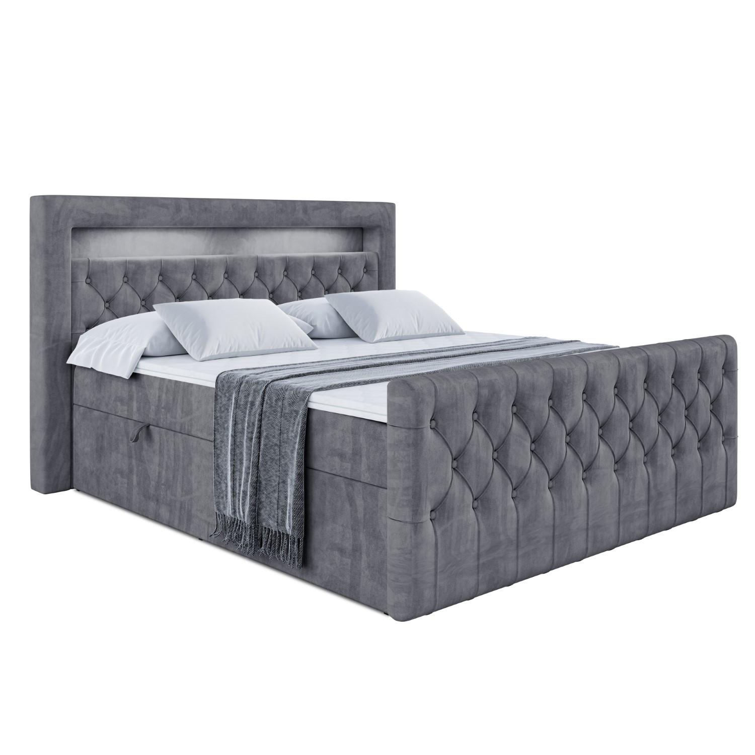 wohnli-moebel-suche-800000516199 Wohnli Möbelsuche - BOXBETT AURORA - 180x200 - H3 - Dunkelgrau