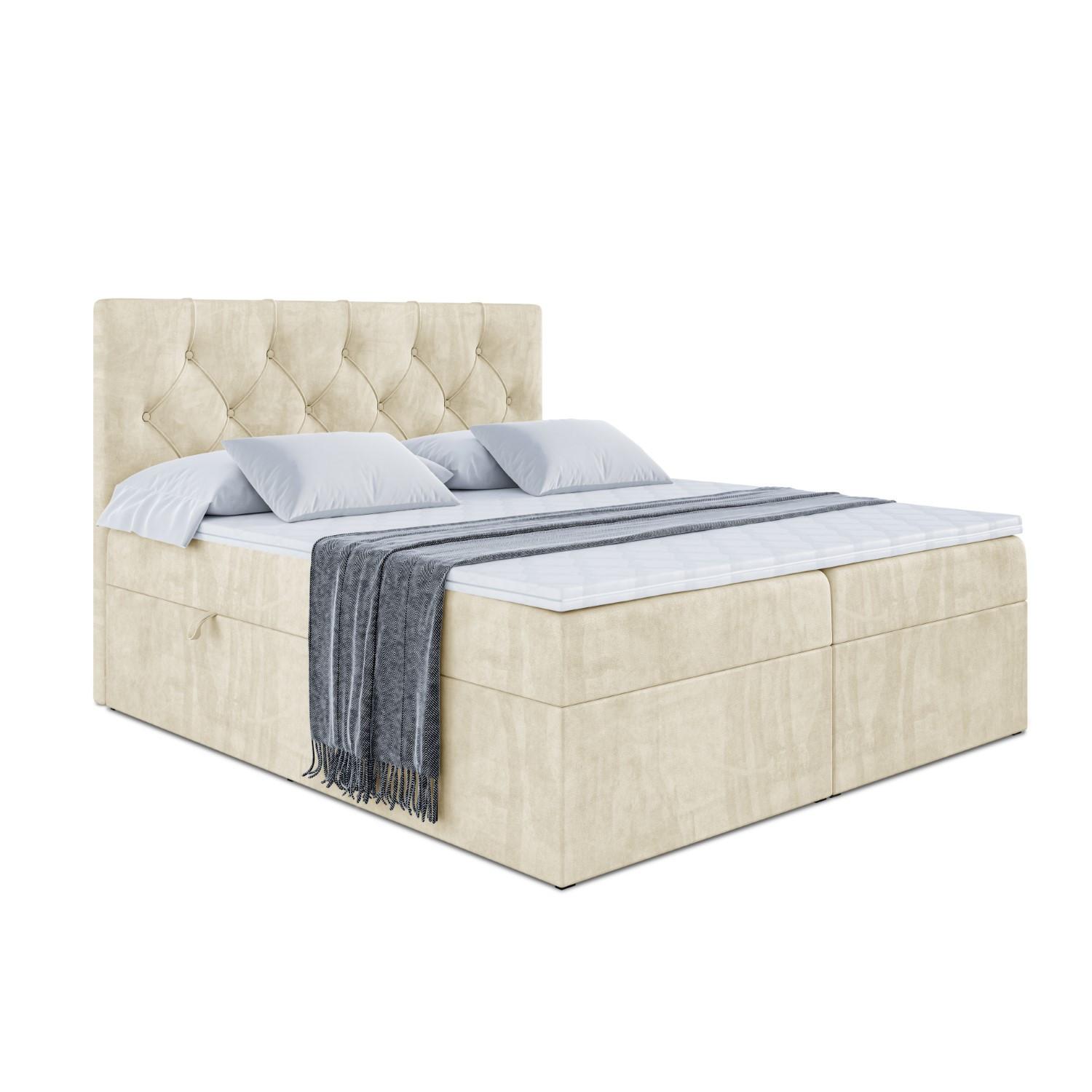 wohnli-moebel-suche-800000516358 Wohnli Möbelsuche - BOXBETT mit Matratze H3 und Lattenrost - MIRAGE - 140x200 Beige