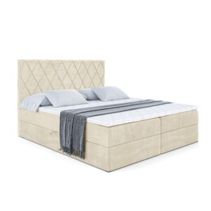 wohnli-moebel-suche-800000516479 Wohnli Möbelsuche - BOXBETT mit H4-Matratze und Lattenrost - LEPARO - 160x200 Beige