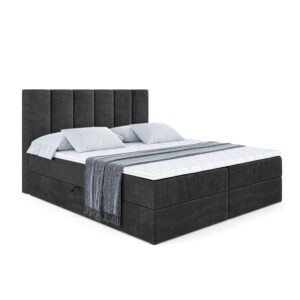 wohnli-moebel-suche-800000516816 Wohnli Möbelsuche - BOXBETT mit Matratze H4 und Lattenrost - BOXI1 - 180x200 cm - H4 - Schwarz