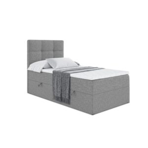 wohnli-moebel-suche-800000516883 Wohnli Möbelsuche - BOXBETT mit Matratze H3 und Lattenrost - MARCE - 90x200 - Rechts Grau