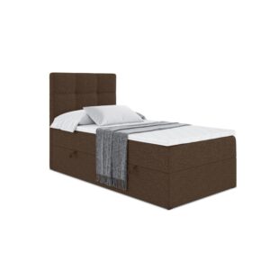 wohnli-moebel-suche-800000516898 Wohnli Möbelsuche - BOXBETT mit Matratze H3 und Lattenrost - MARCE - 90x200 - Rechts Braun