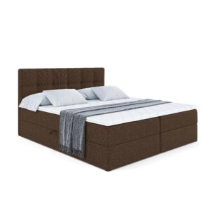 wohnli-moebel-suche-800000516913 Wohnli Möbelsuche - BOXBETT mit Matratze H3 und Lattenrost - MARCE - 180x200 Braun