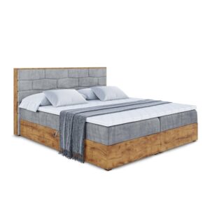 wohnli-moebel-suche-800000517343 Wohnli Möbelsuche - BOXBETT mit Matratze H4 und Lattenrost - LOLLI8 - 160x200 - Grau