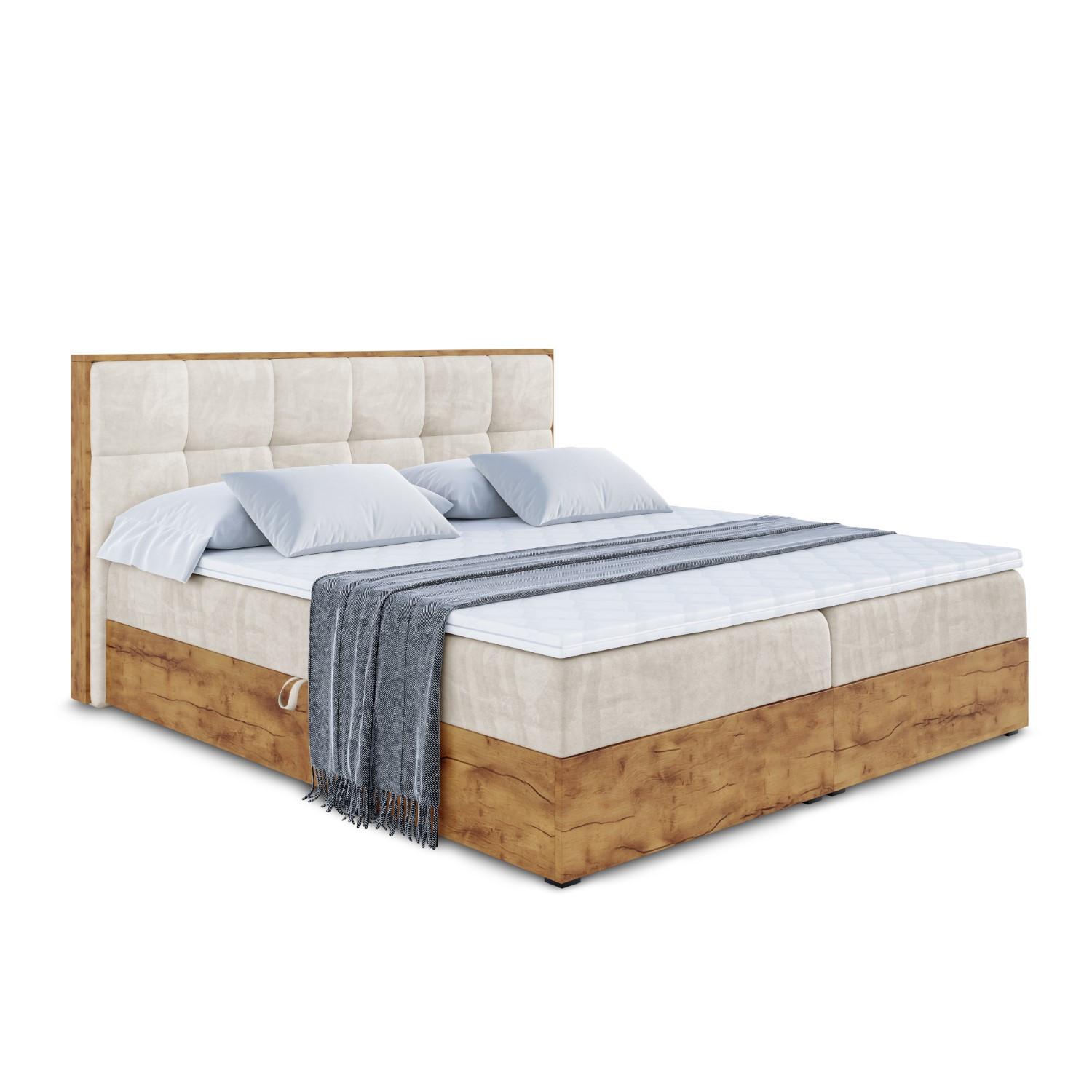 wohnli-moebel-suche-800000517582 Wohnli Möbelsuche - BOXBETT mit Matratze H3 und Lattenrost - LOLLI7 - 120x200 - Beige