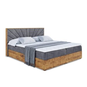 wohnli-moebel-suche-800000517744 Wohnli Möbelsuche - BOXBETT mit Matratze H4 und Lattenrost - LOLLI6 - 160x200 - Dunkelgrau