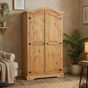 wohnli-moebel-suche-800000518489-1 KLEIDERSCHRANK SALSA braun Holz CARO-Möbel Möbel > Schränke > Kleiderschränke Braun