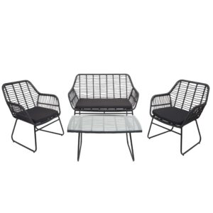 wohnli-moebel-suche-800000519008 Wohnli Möbelsuche - POLYRATTAN GARNITUR G17A Anthrazit