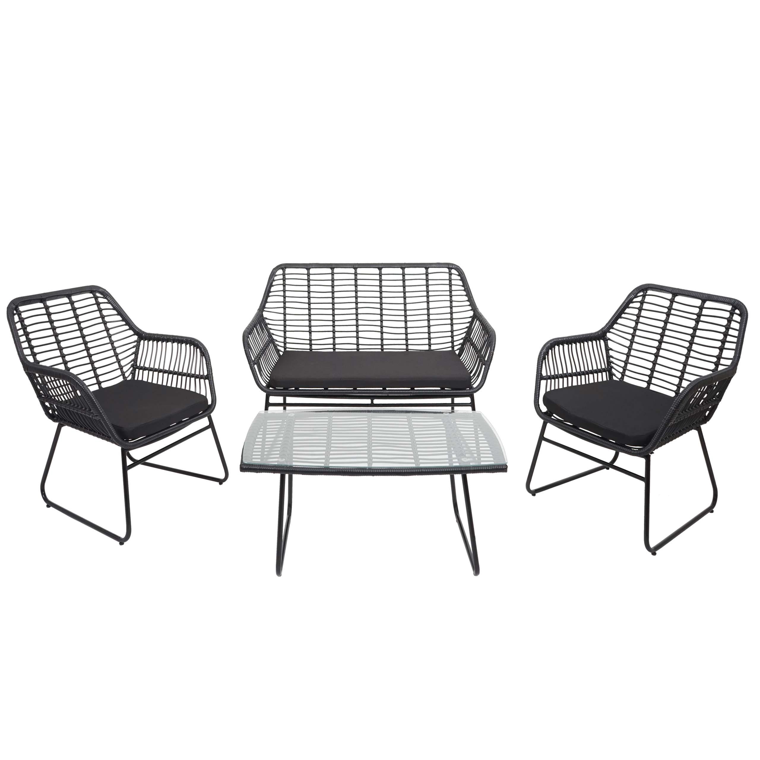 wohnli-moebel-suche-800000519008 Wohnli Möbelsuche - POLYRATTAN GARNITUR G17A Anthrazit
