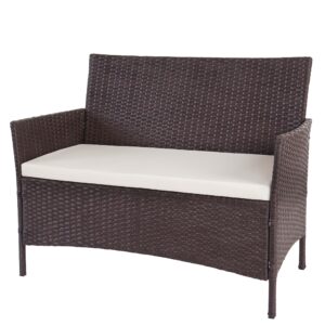 wohnli-moebel-suche-800000520262 Wohnli Möbelsuche - POLY-RATTAN GARTENBANK Braun