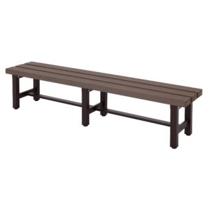 Wohnli Möbelsuche - ALU GARTENBANK Braun
