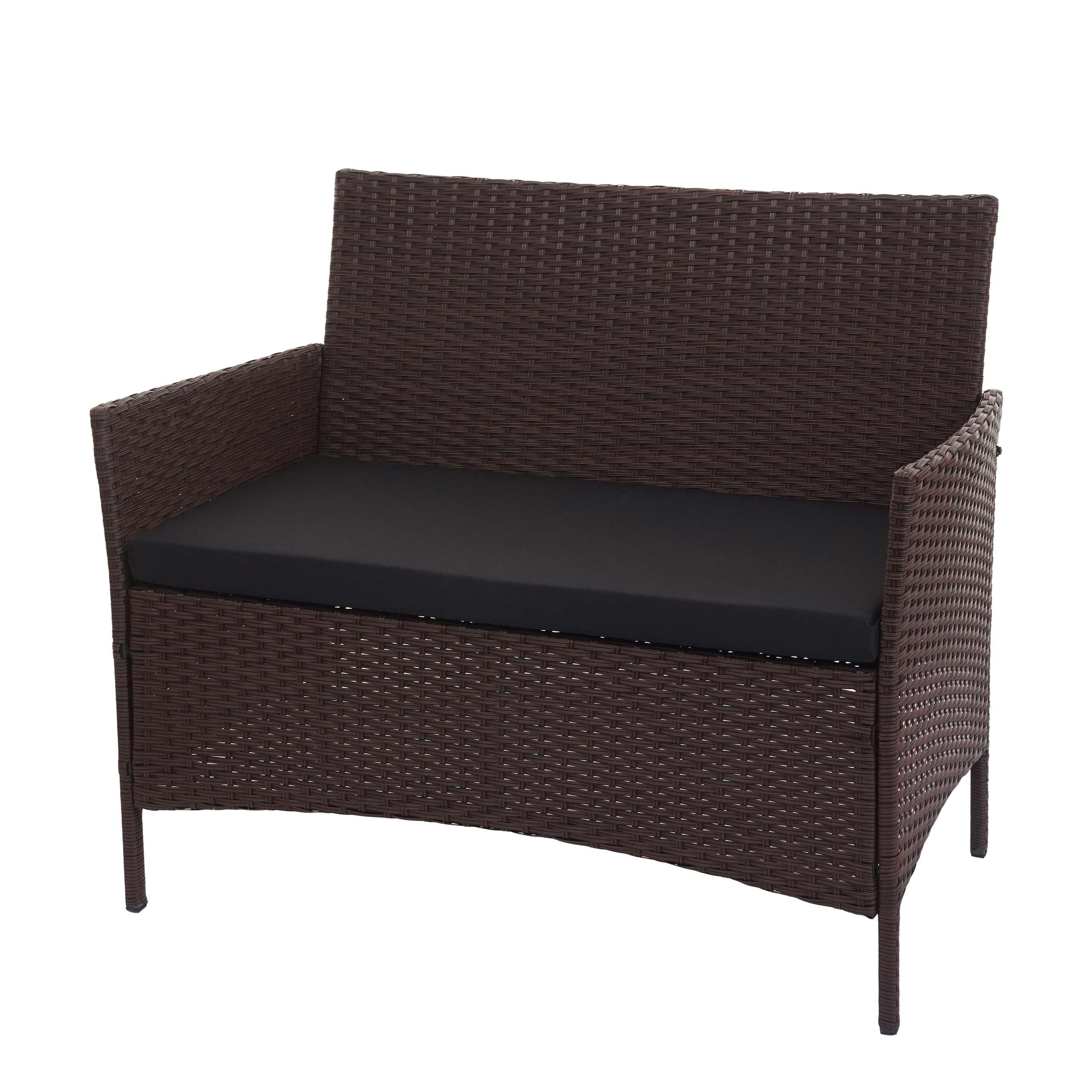 wohnli-moebel-suche-800000520319 Wohnli Möbelsuche - POLY-RATTAN GARTENBANK Braun