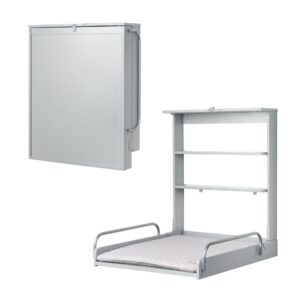 wohnli-moebel-suche-800000521196-1 WANDWICKELREGAL roba Style grau Holzwerkstoff Roba Möbel > Kommoden & Schubladenschränke > Wickelkommoden Taupe