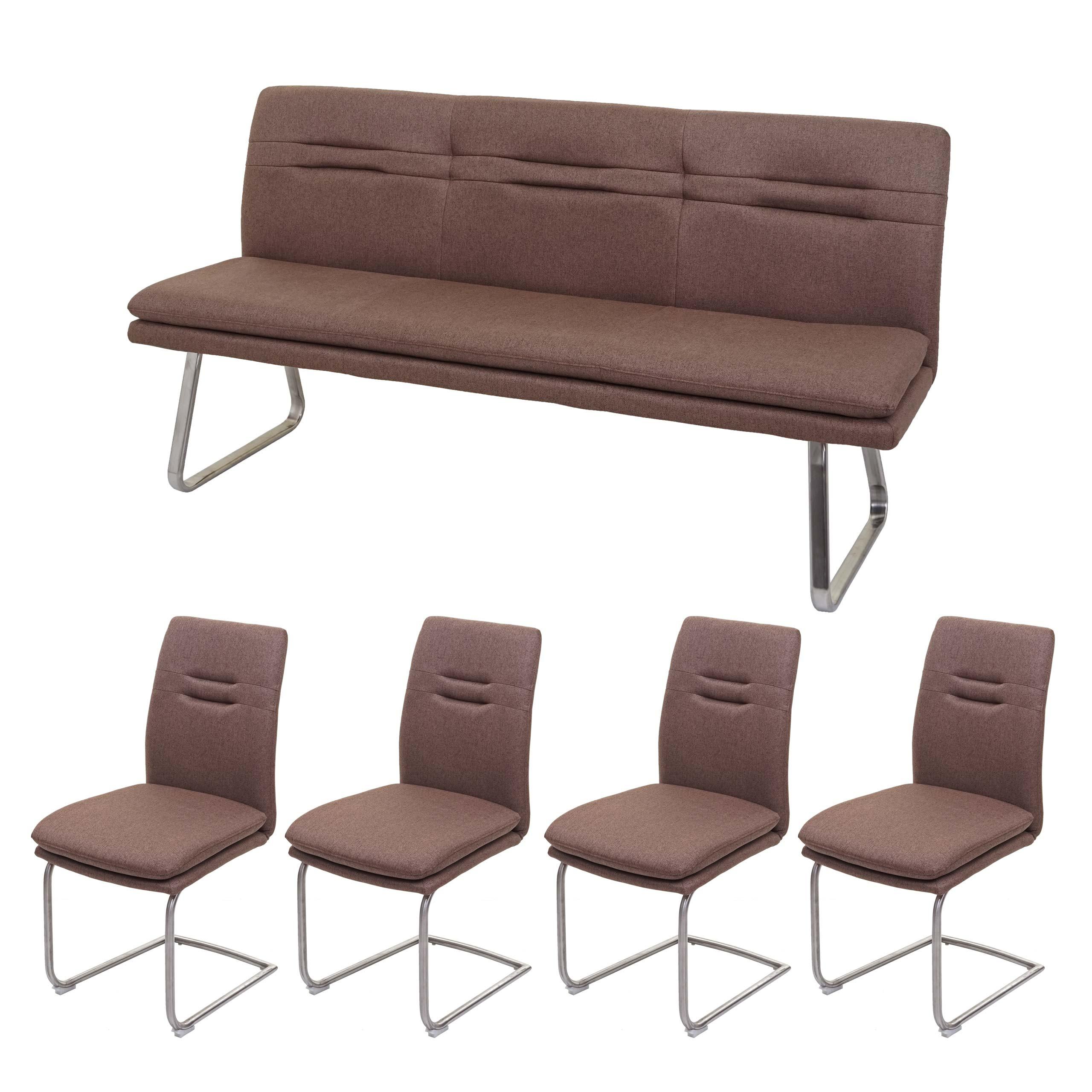 wohnli-moebel-suche-800000521298 Wohnli Möbelsuche - ESSZIMMER-SET Braun 5er-Set