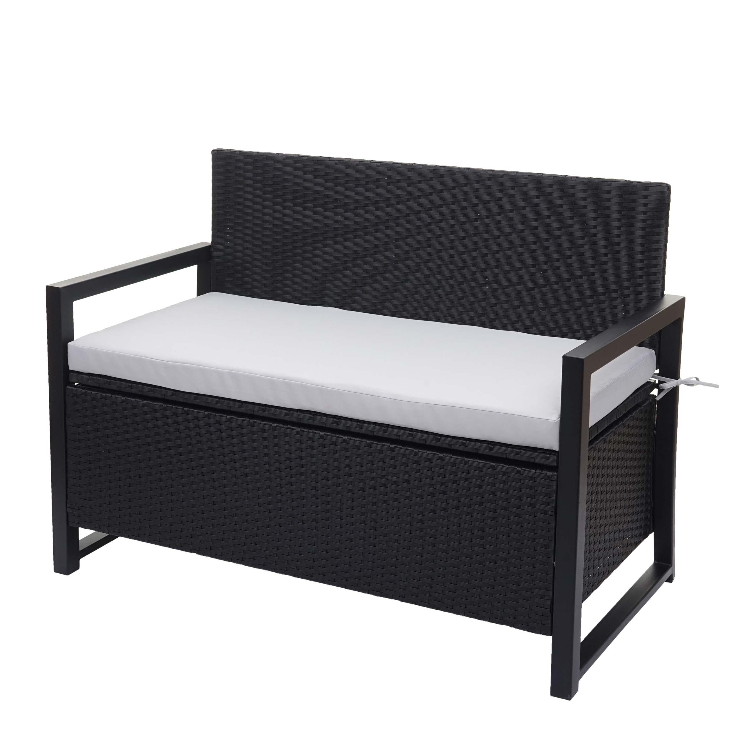 wohnli-moebel-suche-800000523093 Wohnli Möbelsuche - POLY-RATTAN 2ER SITZBANK Anthrazit