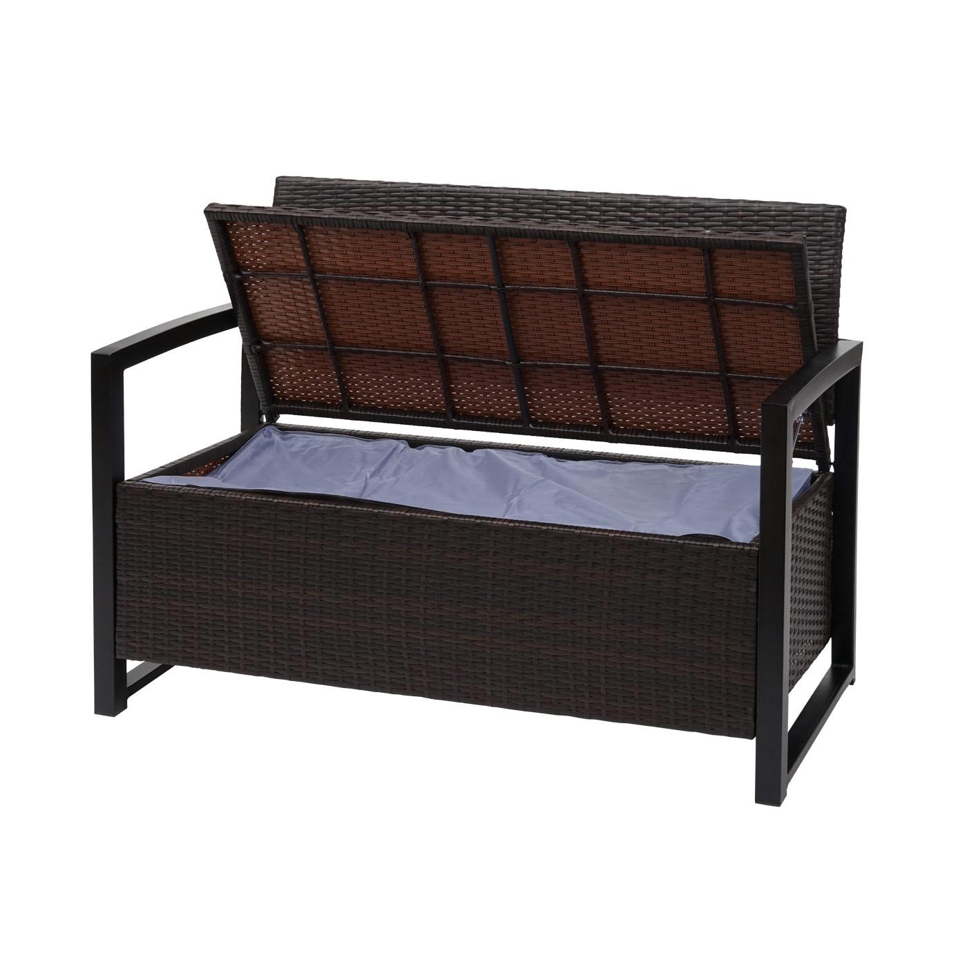 wohnli-moebel-suche-800000523190 Wohnli Möbelsuche - POLY-RATTAN 2ER SITZBANK Braun