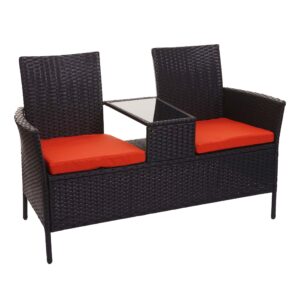 wohnli-moebel-suche-800000523191 Wohnli Möbelsuche - POLY-RATTAN SITZBANK Schwarz