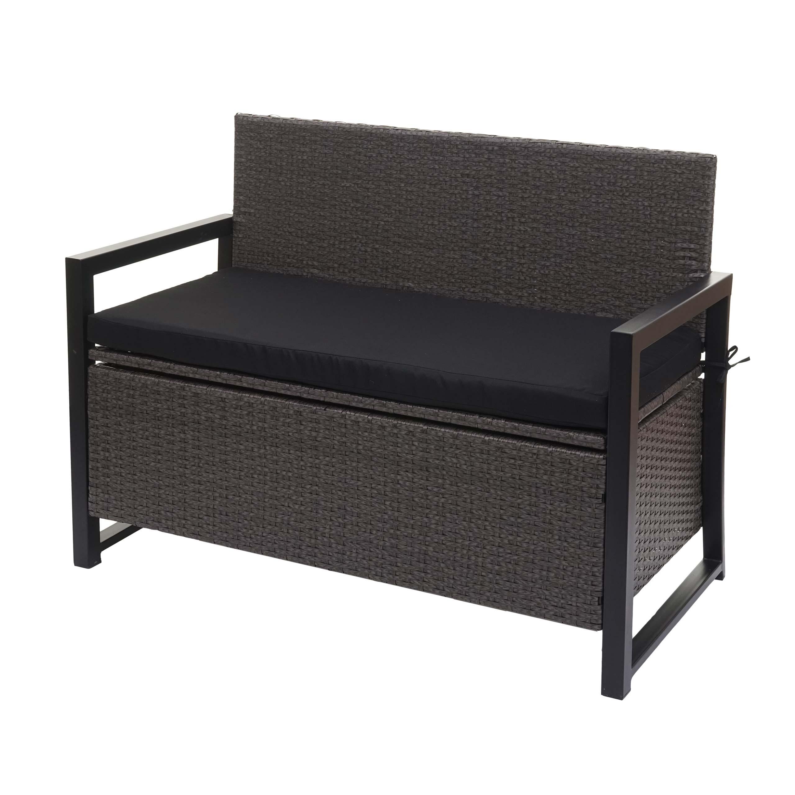 wohnli-moebel-suche-800000523193 Wohnli Möbelsuche - POLY-RATTAN 2ER SITZBANK Grau