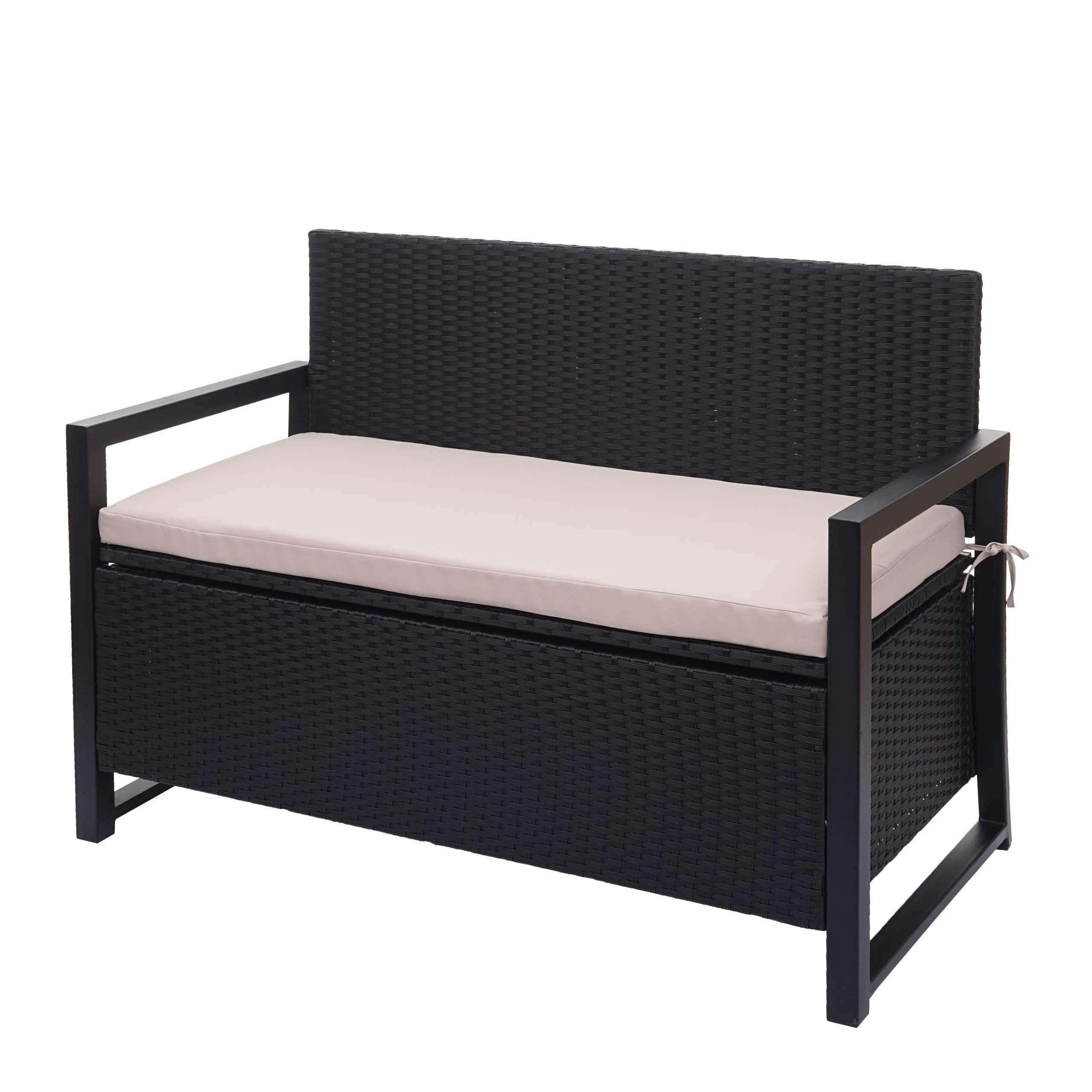 wohnli-moebel-suche-800000523199 Wohnli Möbelsuche - POLY-RATTAN 2ER SITZBANK Anthrazit