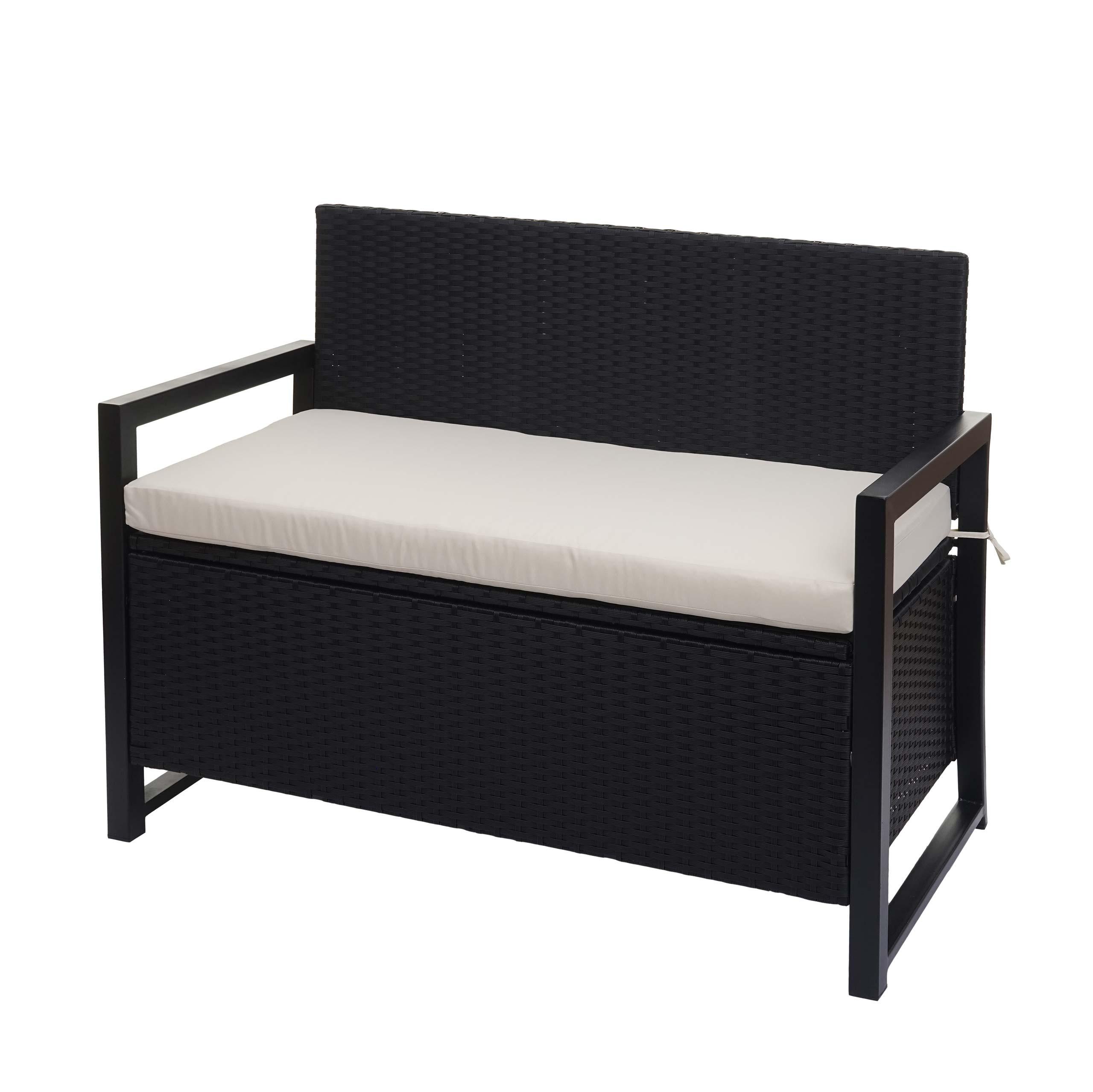 wohnli-moebel-suche-800000523204 Wohnli Möbelsuche - POLY-RATTAN 2ER SITZBANK Anthrazit