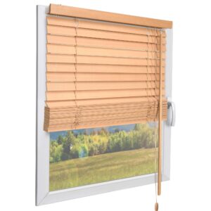 wohnli-moebel-suche-800000525419-1 HOLZJALOUSIE SolDecor JH3 130/160 cm Eiche Holz Sol Royal Garten & Outdoor > Sonnen- & Sichtschutz Braun