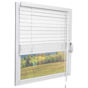 wohnli-moebel-suche-800000525440-1 HOLZJALOUSIE SolDecor JH3 130/160 cm Weiß Holz Sol Royal Garten & Outdoor > Sonnen- & Sichtschutz Weiß