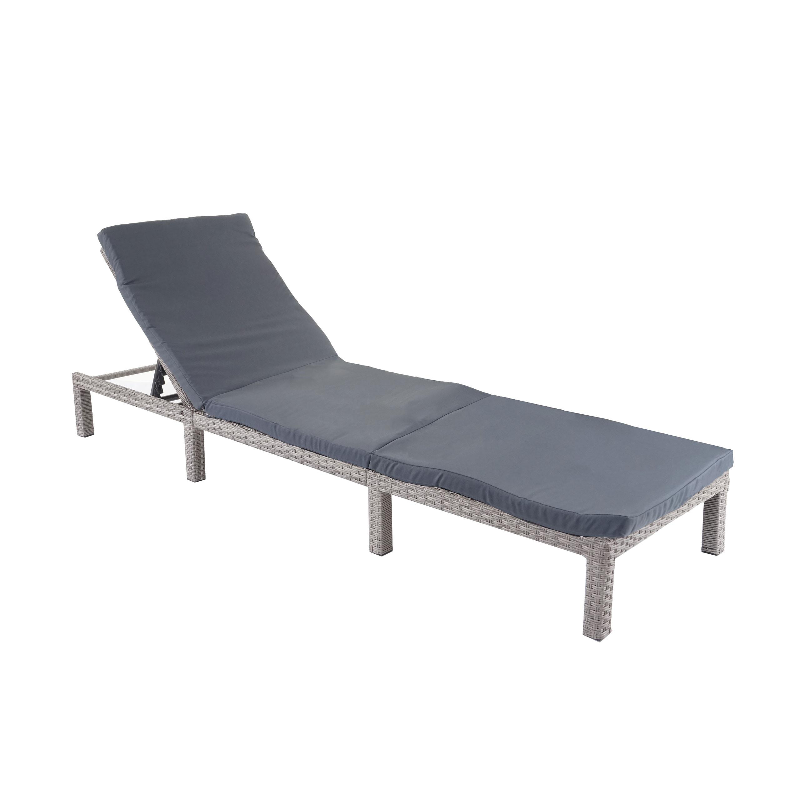 wohnli-moebel-suche-800000526676 Wohnli Möbelsuche - POLY-RATTAN SONNENLIEGE BASIC Grau