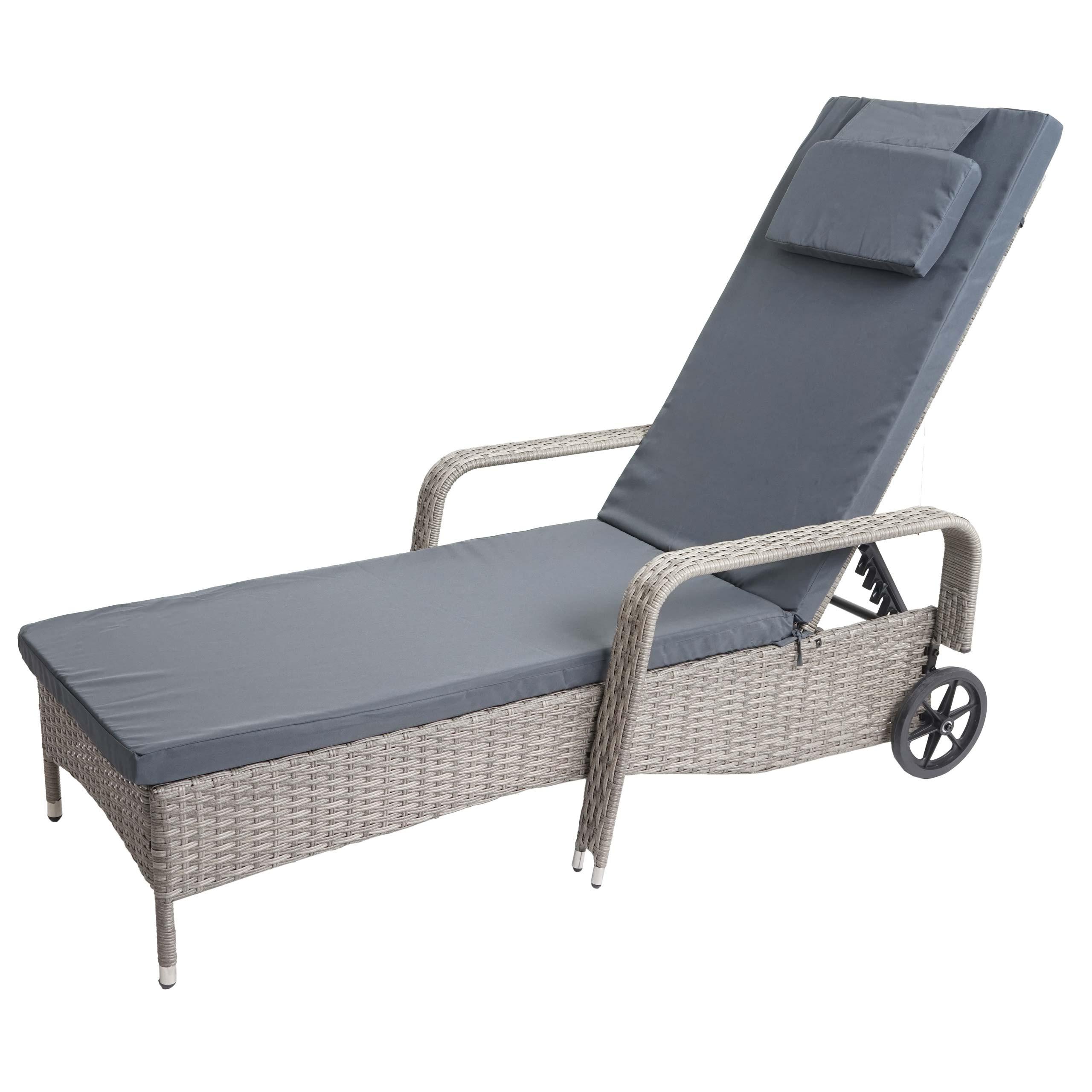 wohnli-moebel-suche-800000526684 Wohnli Möbelsuche - POLY-RATTAN SONNENLIEGE Grau