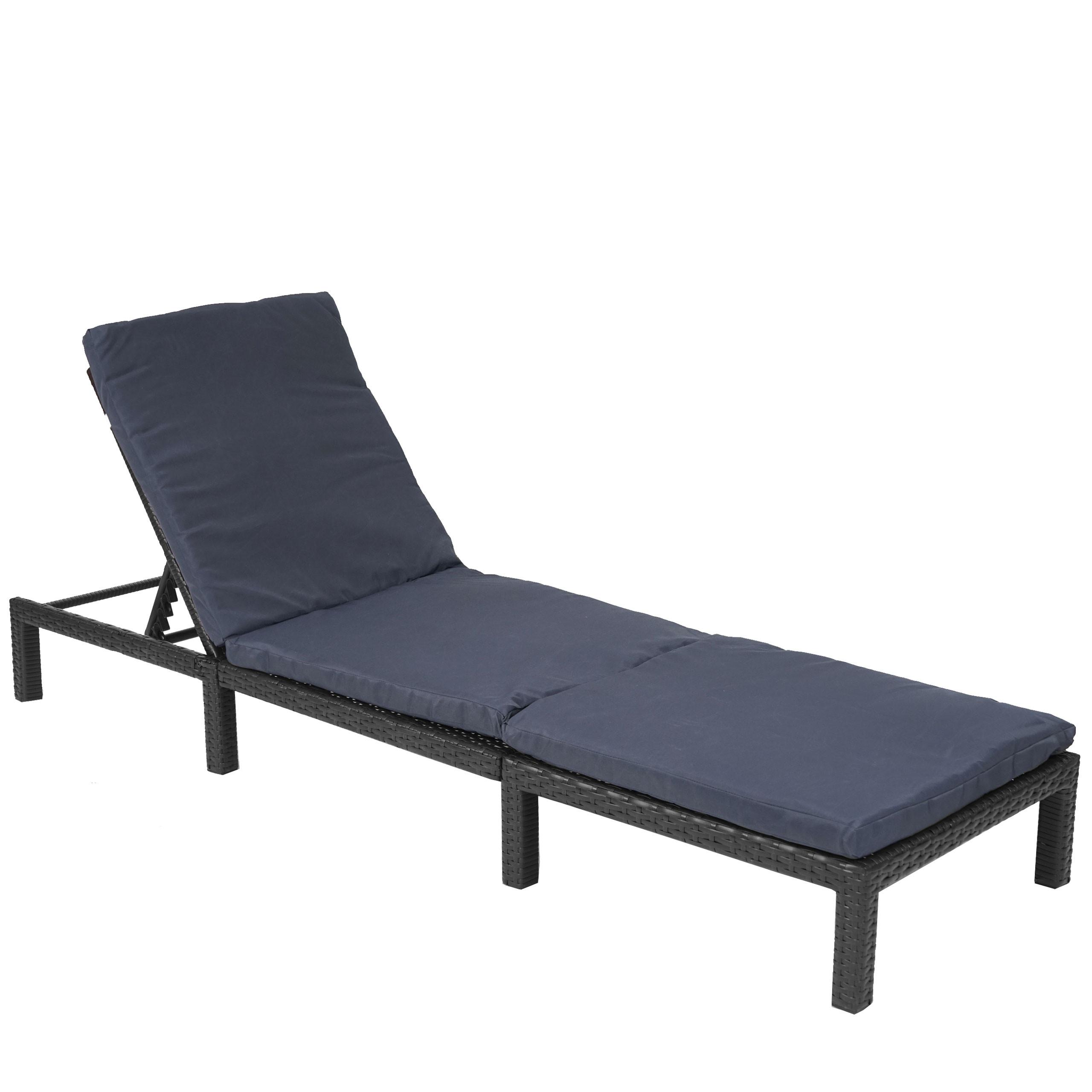 wohnli-moebel-suche-800000526700 Wohnli Möbelsuche - POLY-RATTAN SONNENLIEGE BASIC Anthrazit