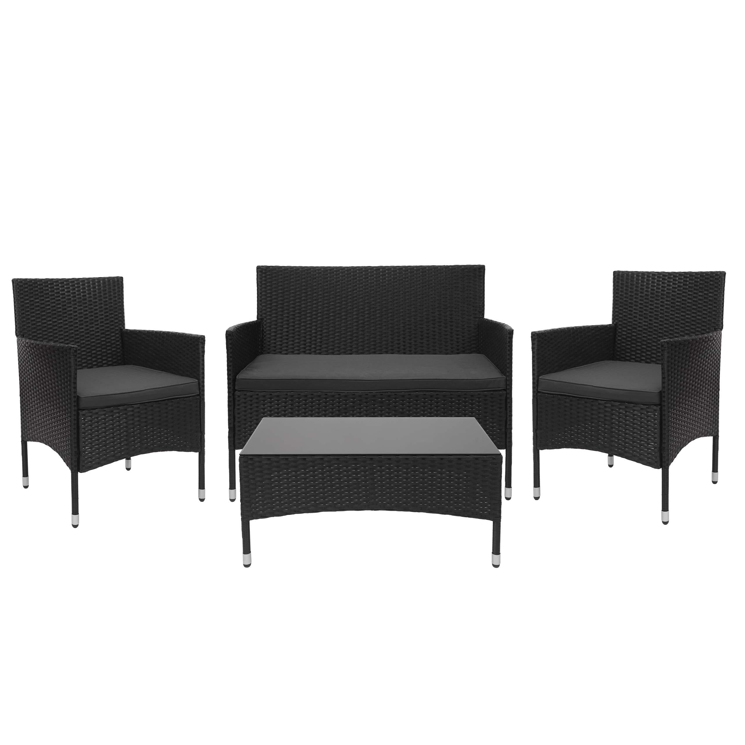 wohnli-moebel-suche-800000526838 Wohnli Möbelsuche - POLY-RATTAN GARNITUR Schwarz