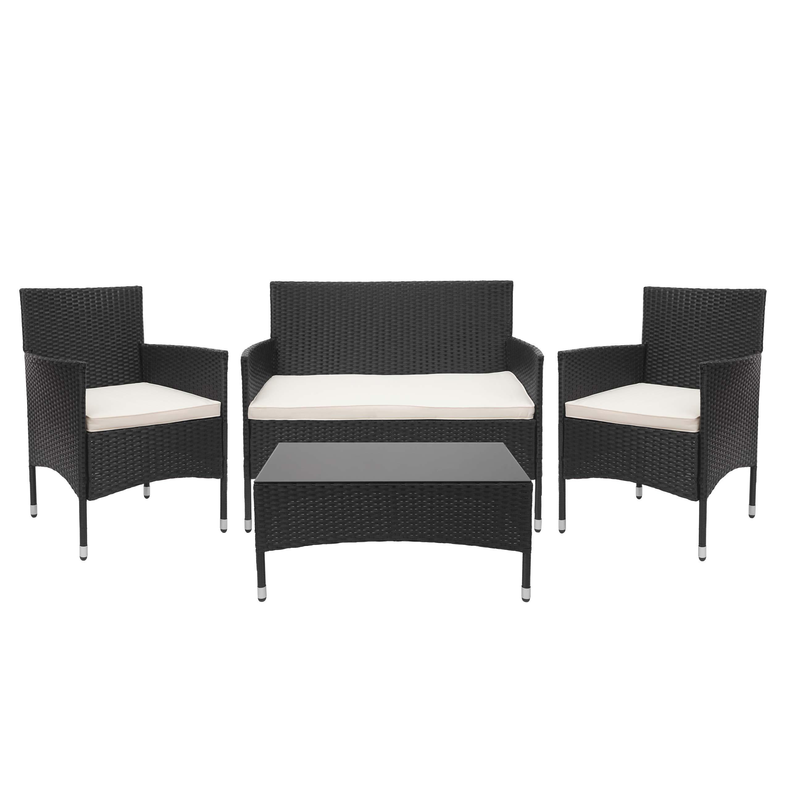 wohnli-moebel-suche-800000526842 Wohnli Möbelsuche - POLY-RATTAN GARNITUR Schwarz