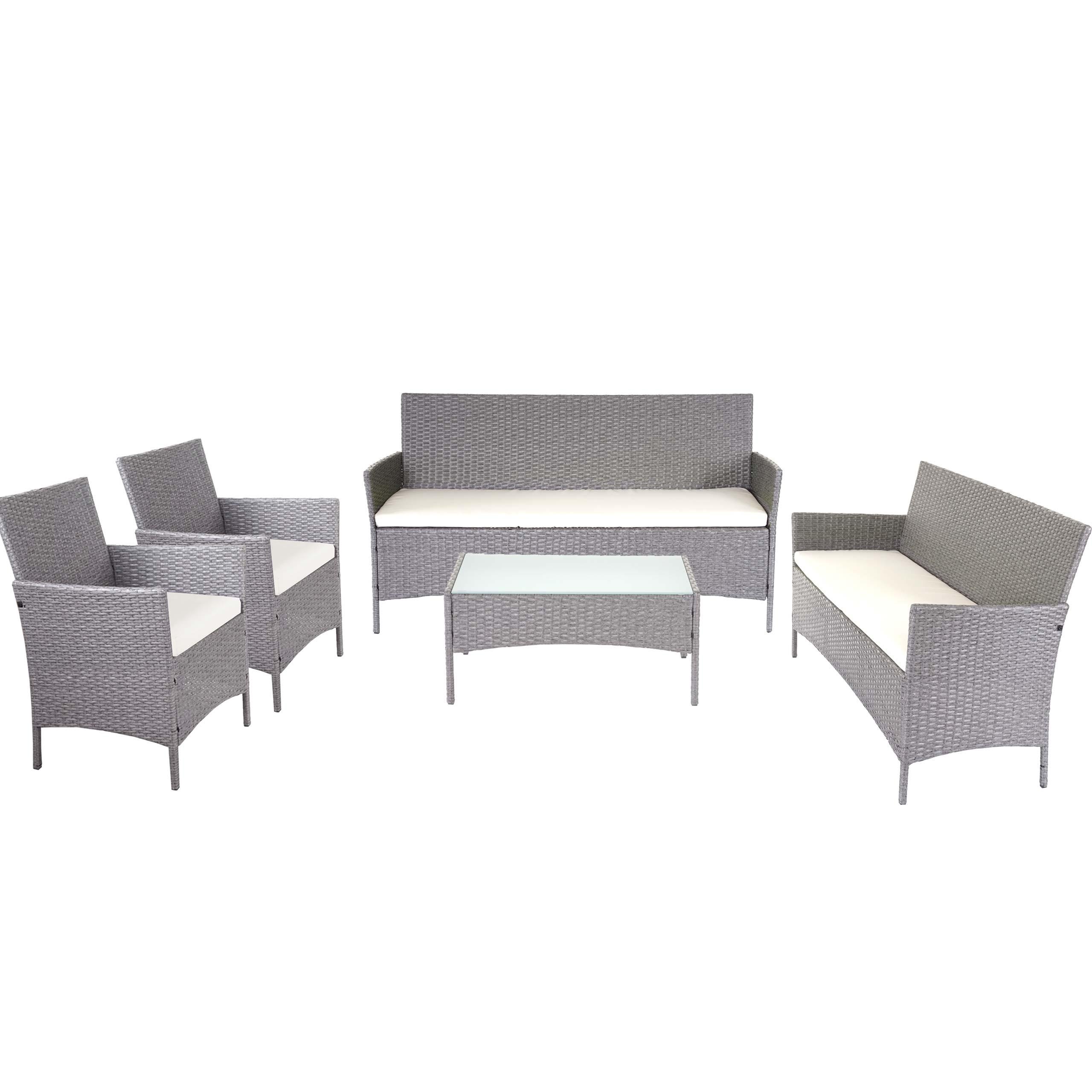wohnli-moebel-suche-800000526884 Wohnli Möbelsuche - POLY-RATTAN GARNITUR Grau