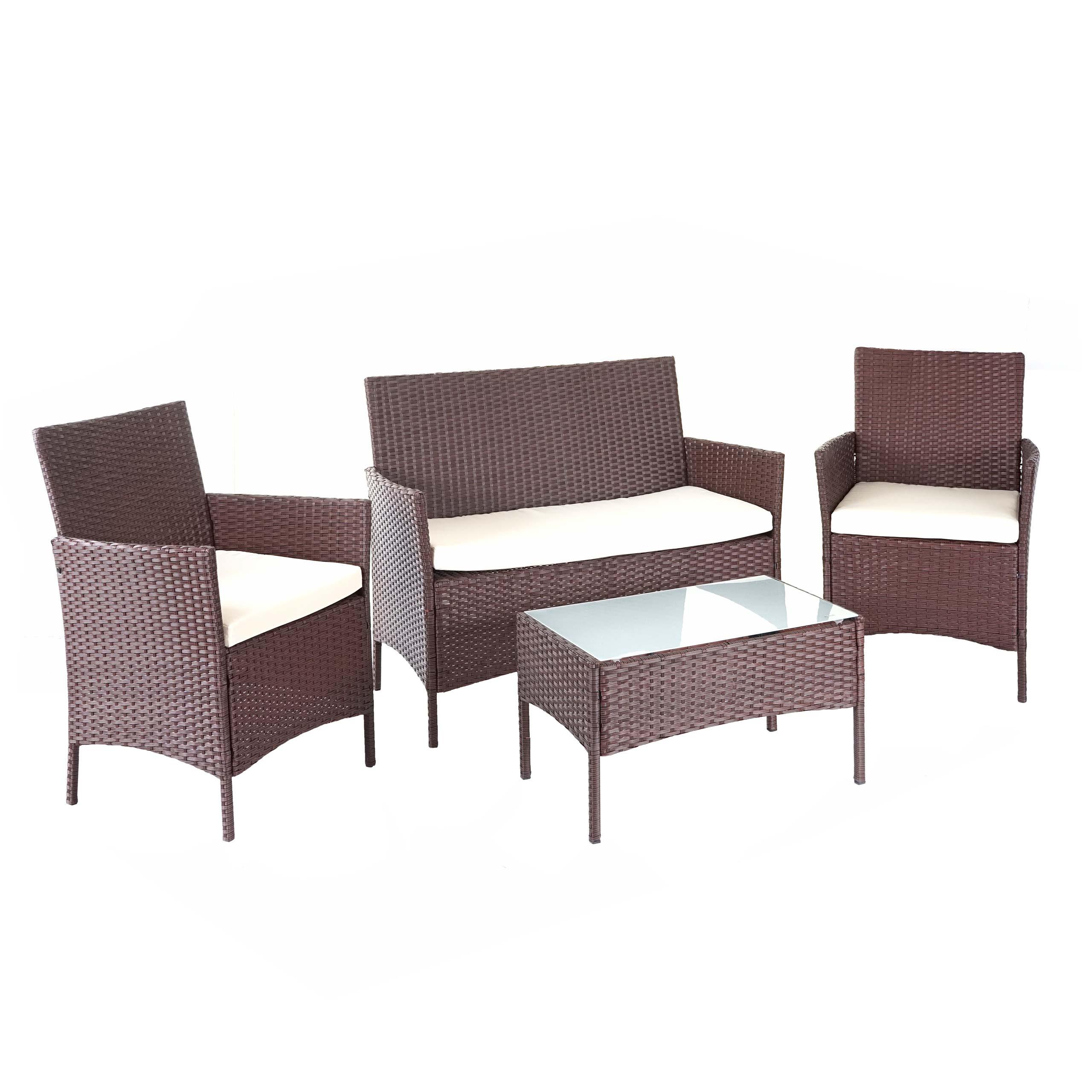 wohnli-moebel-suche-800000526889 Wohnli Möbelsuche - POLY-RATTAN GARNITUR Braun